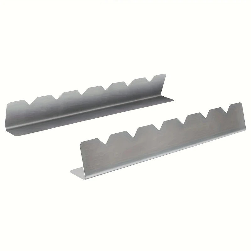 Robustes 2er-Set Edelstahl Spießhalter – Sicheres Grillen für Kebab - BBQ