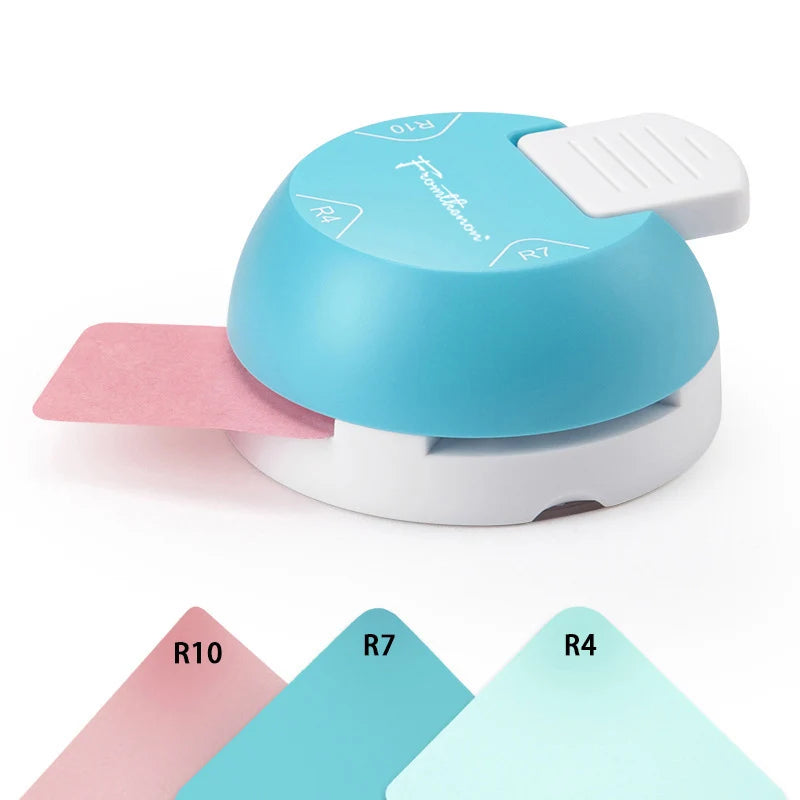 3-in-1 Eckenrunder für Scrapbooking DIY: R4/R7/R10mm Eckschneider