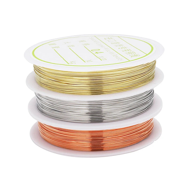 Robuster Kupferdraht 0.2-1mm für DIY Schmuck Bastelzubehör