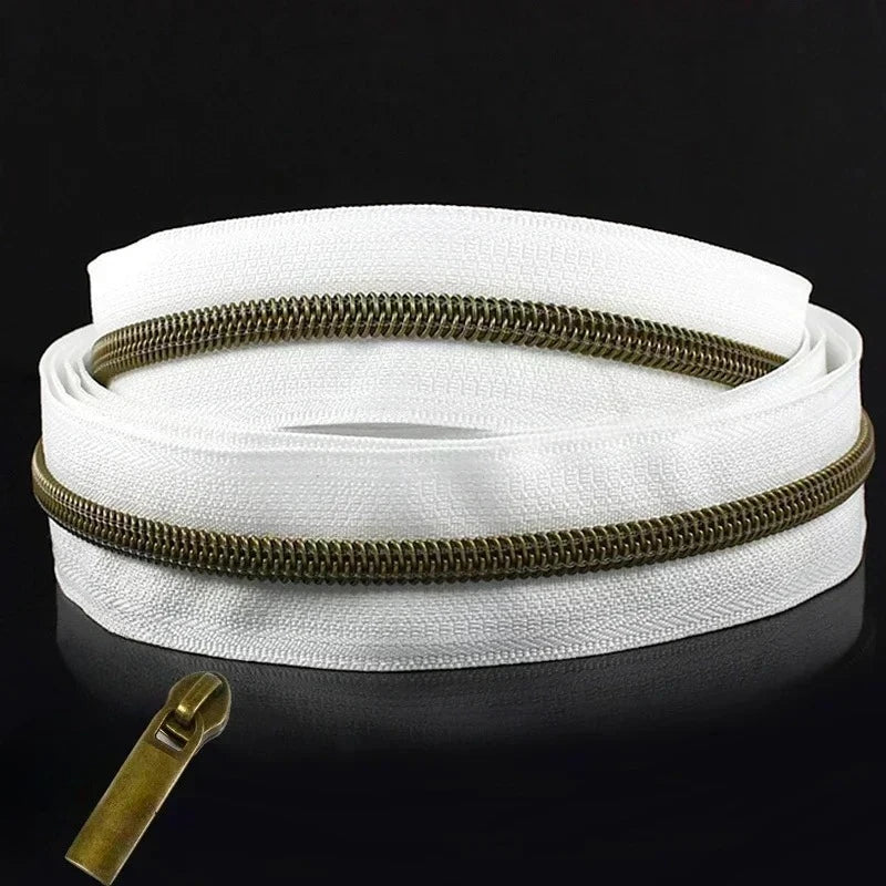 1-5 Meter Nylon Reißverschlüsse mit Kunststoff Schieber für Kleidung-Yabubest - Home & More