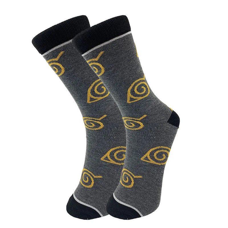 Elastische Anime Sport Socken Unisex Cartoon Motiv für Alltag und Freizeit