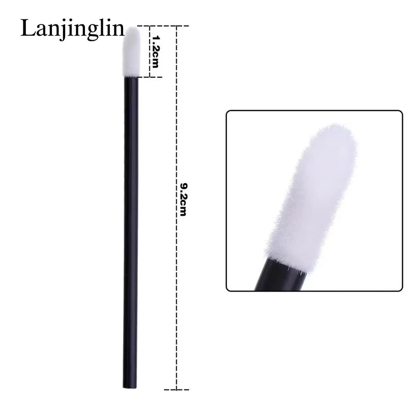 Einweg Lippenpinsel Applikator für Make-up Tester 50/100 Stück Hygiene