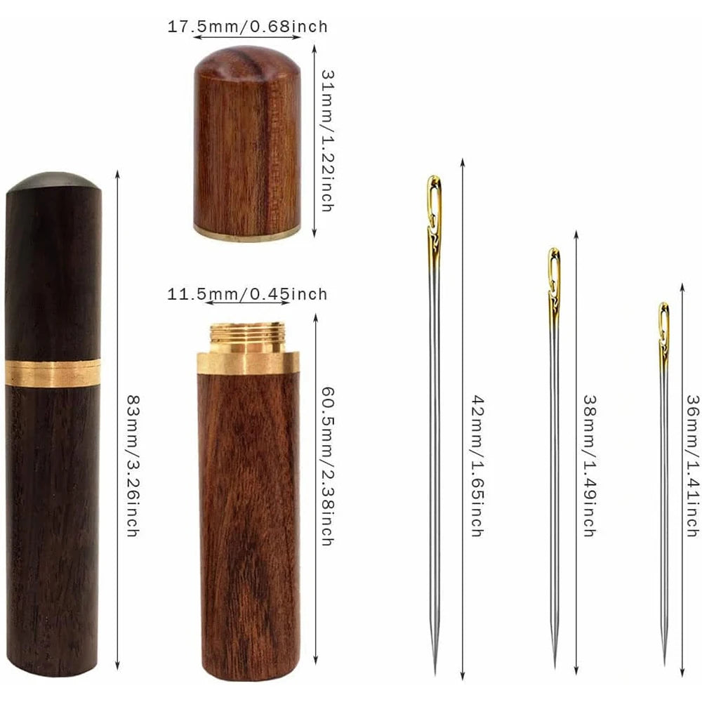 Edelstahl Blindnadeln mit Seitlichen Löchern zum Nähen und Einfädeln