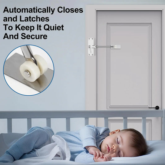 30 kg verstellbarer Türschließer mit automatischer Sicherheitsfeder Aluminium