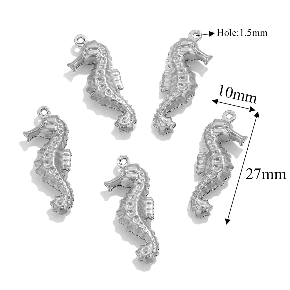 Maritime Edelstahl Gold Anhänger für individuelle Schmuckkreationen