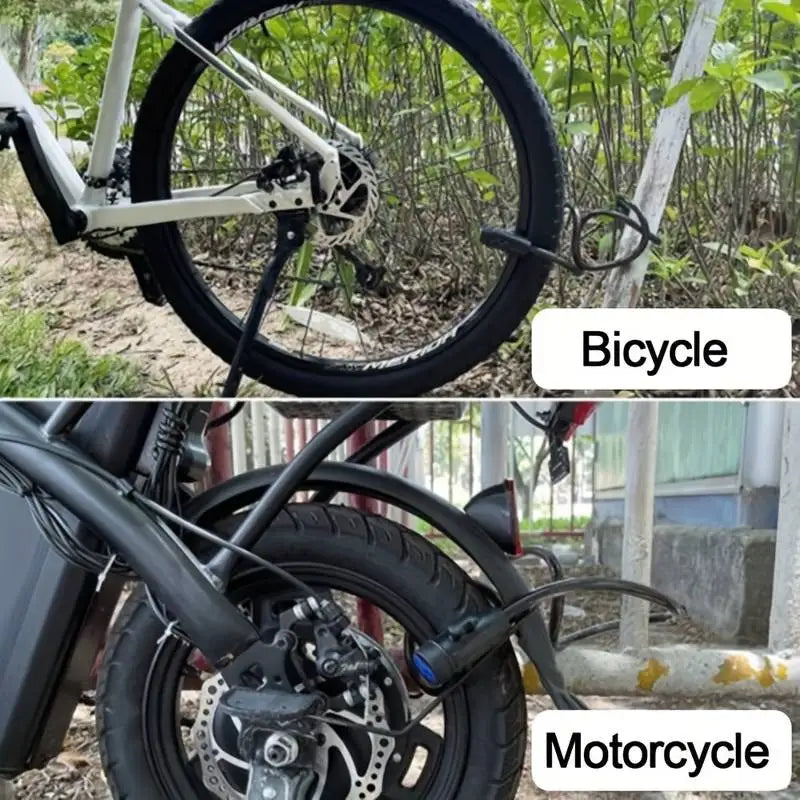 Robustes 80 cm Kettenschloss mit 2 Schlüsseln für Motorrad und Fahrrad