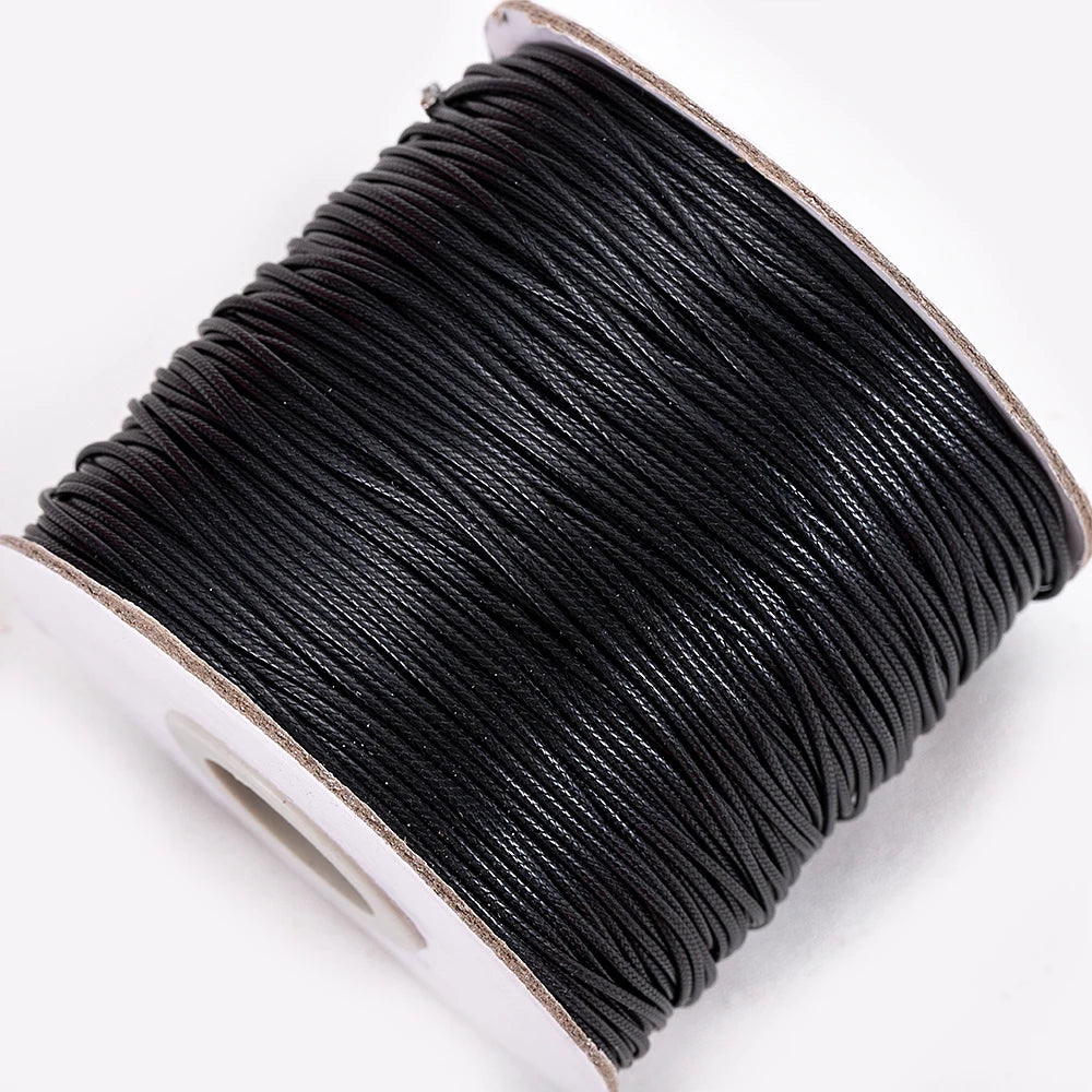 Rundes gewachstes Baumwollband für DIY Schmuck Bastelprojekte