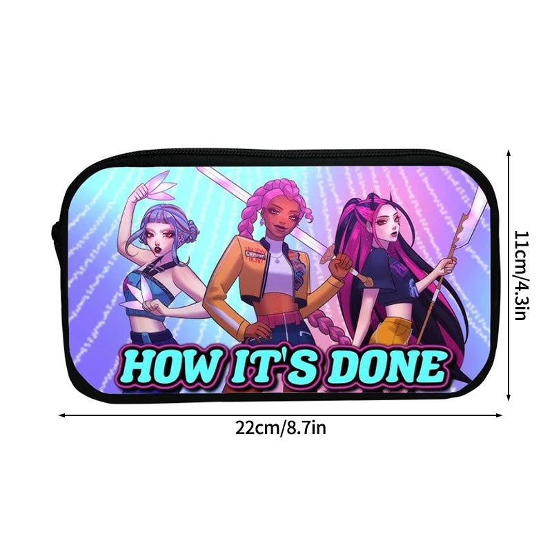 Großes mehrschichtiges Kpop Demon Hunt Federmäppchen für Schüler