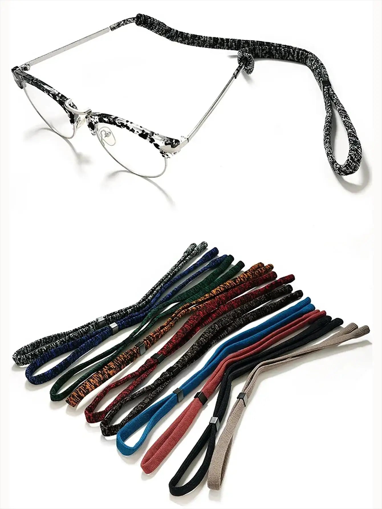 Verstellbares Halsband Brillenband passend für Sport Sonnenbrillen Herren Damen