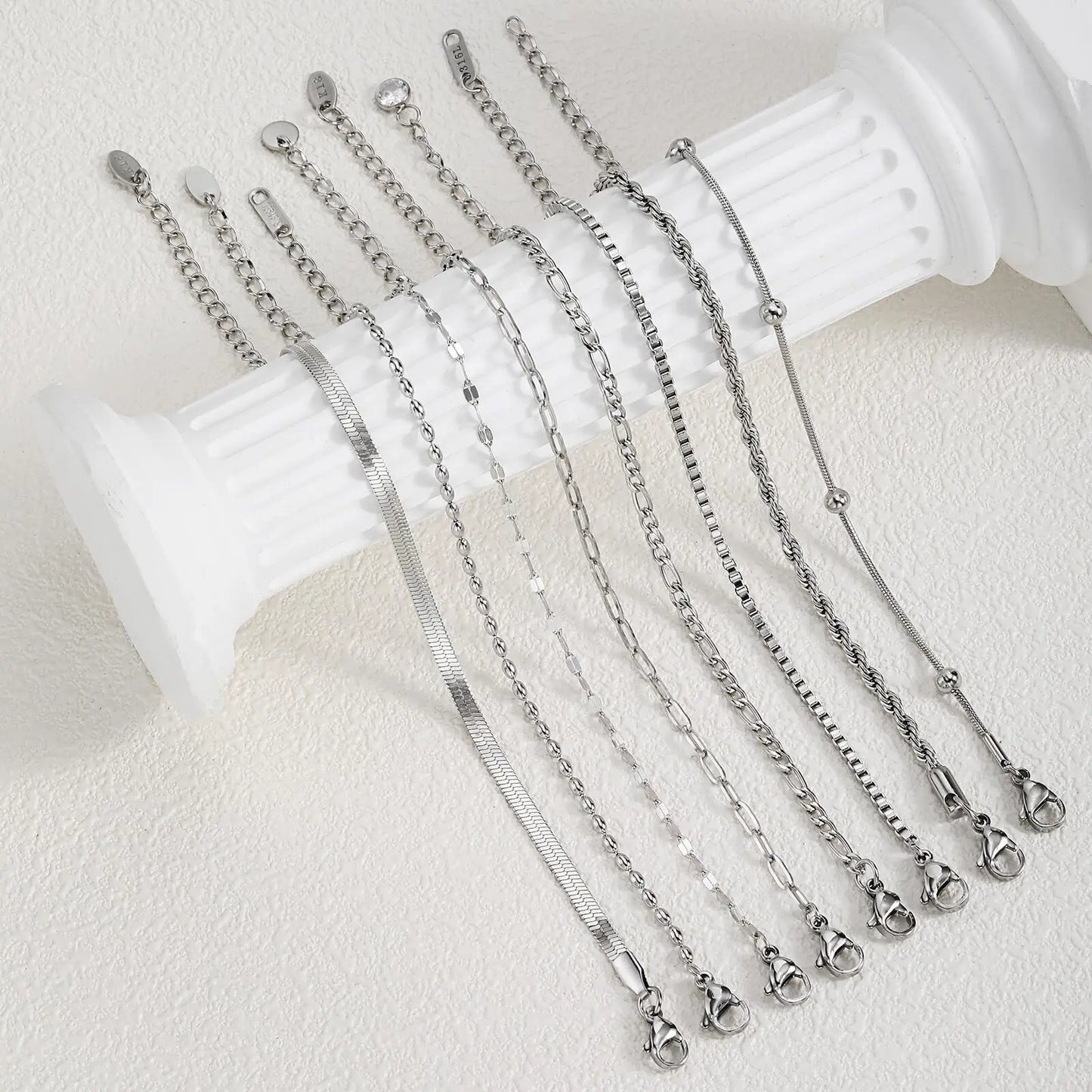 Edelstahl Kettenglieder Armband Unisex langlebig und stilvoll