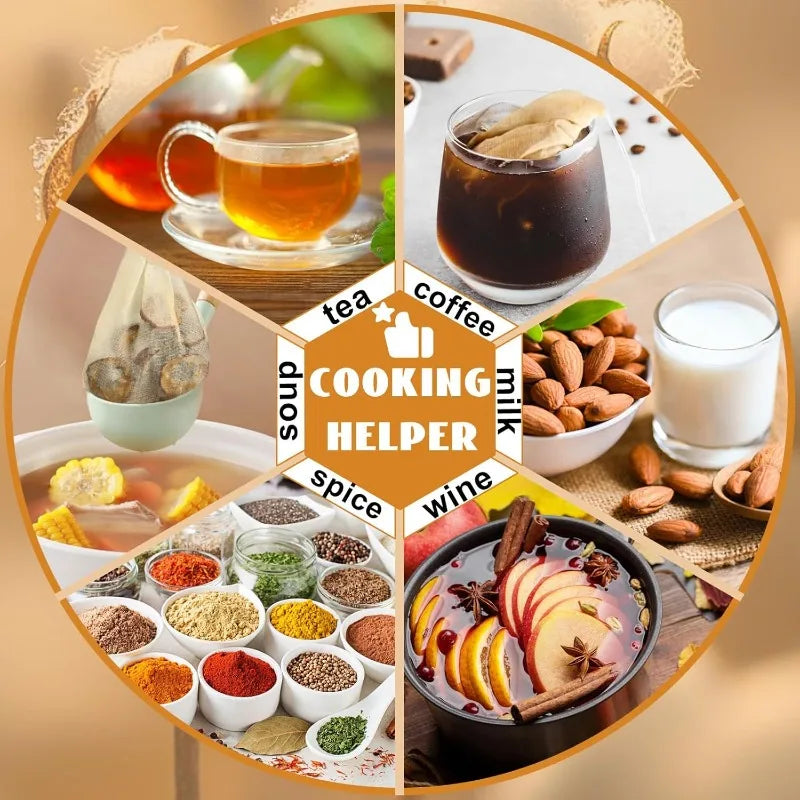 Baumwollbeutel mit Kordelzug als wiederverwendbares Filtertuch