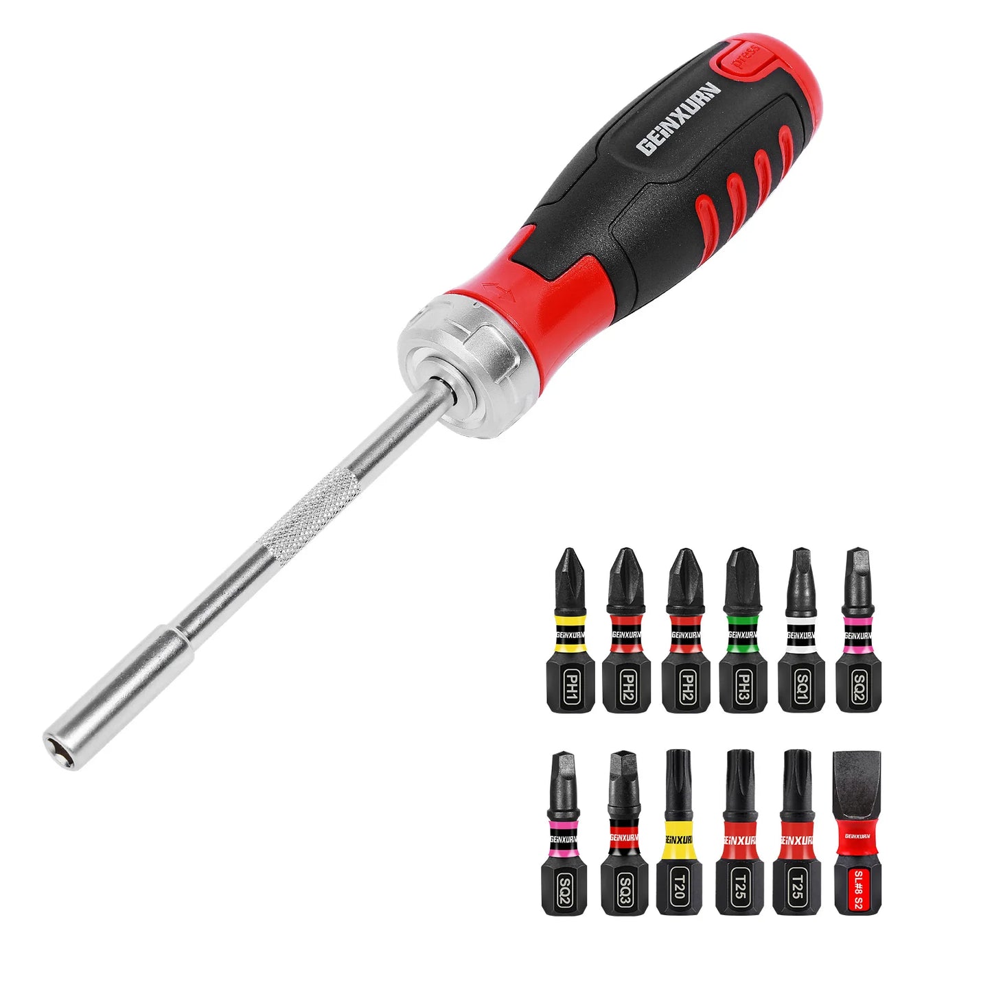 Vielseitiges 12-in-1 Ratschenschraubendreher Set für Reparaturen