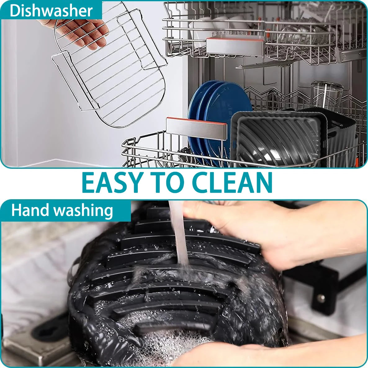 Silikonform für Cecotec Ninja Foodi Max Dual Zone 9 Liter Luftfritteuse