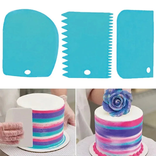 Backen & Dekorieren: 3-teiliges Set für Kuchen, Teig & Gebäck
