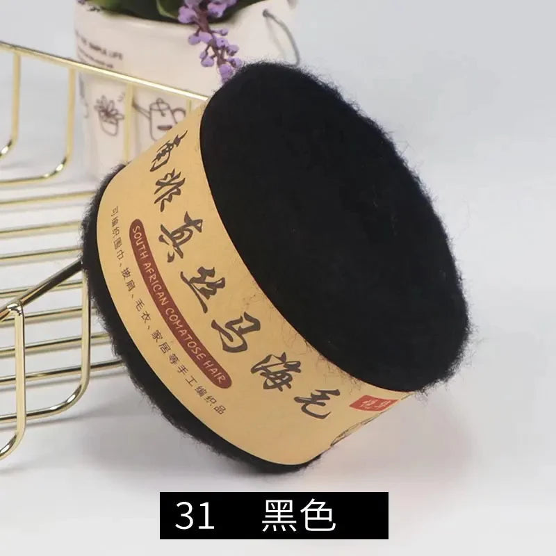 Seidenpony Wollgarn handgestrickt feines Acryl-Seidengarn für DIY