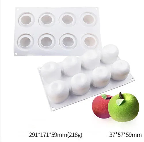 Fruchtige Silikon Backform für Mousse und Desserts