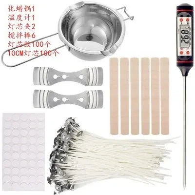 Kerze Schmelztiegel Wachs Schmelzbecher 1 2 3L Edelstahl DIY Gießkanne