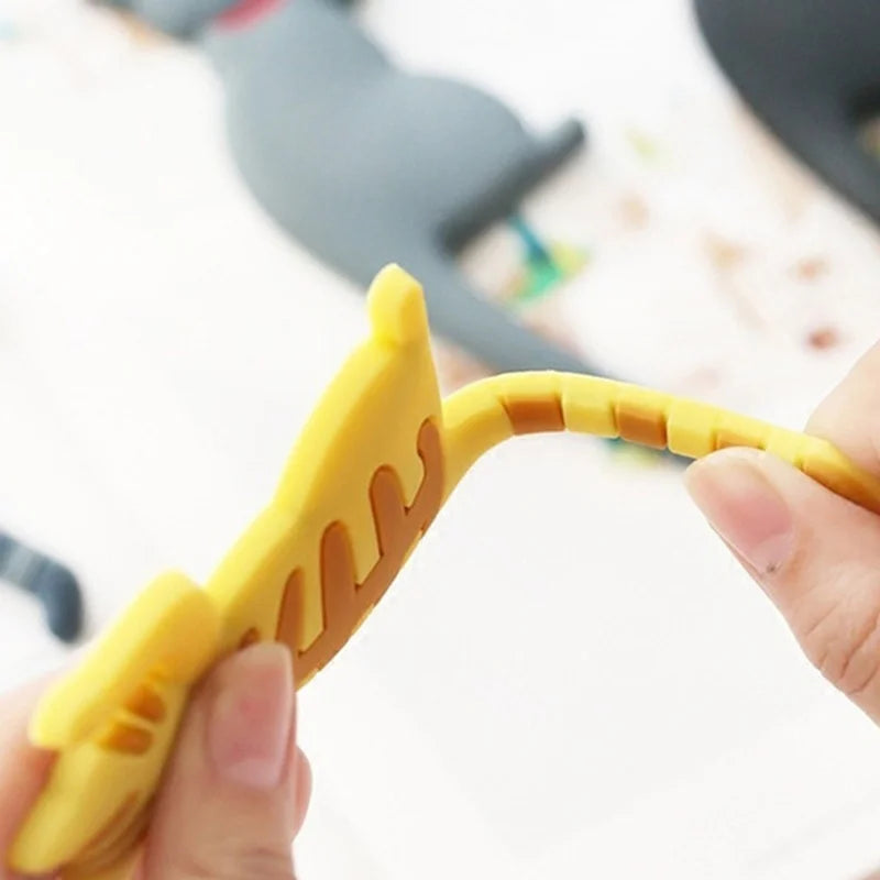 Kreativer Handtuchhalter mit magnetischem Katzenhaken für Küche und Büro