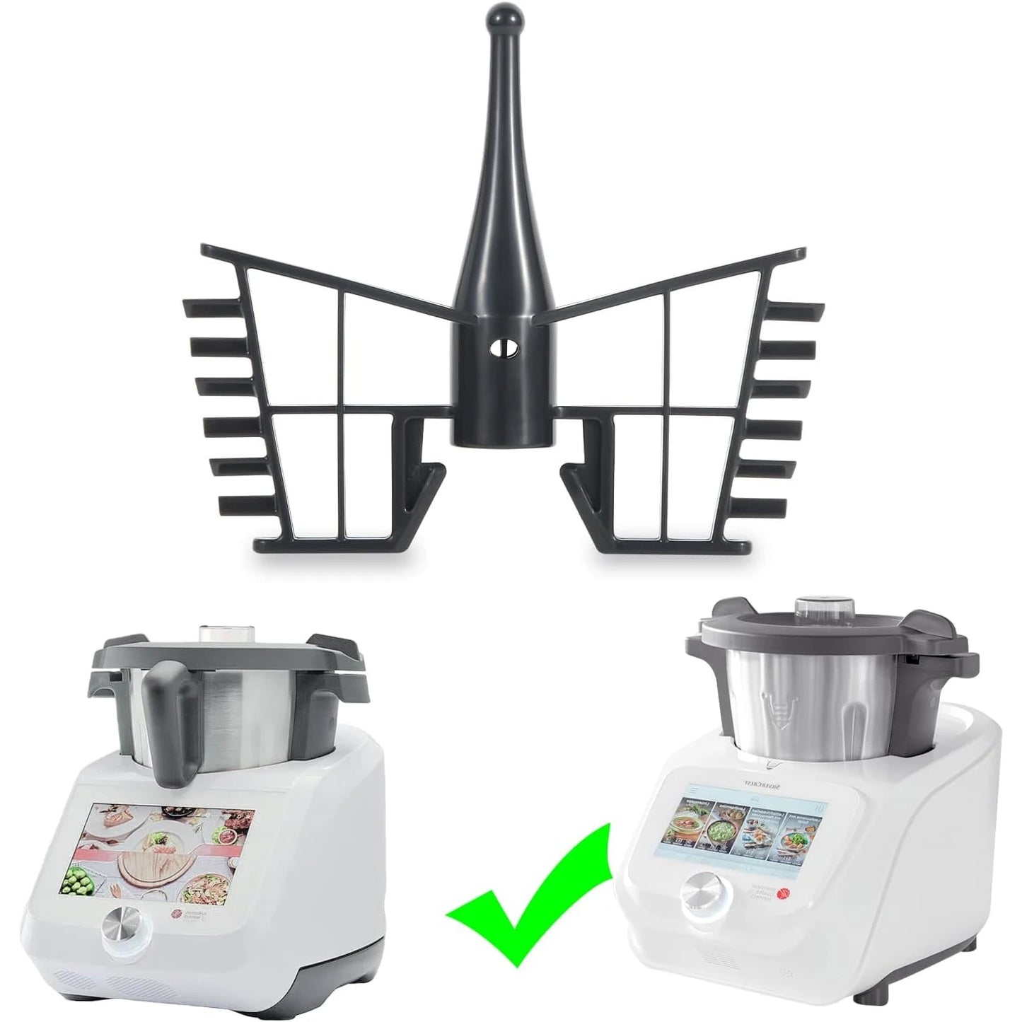 Effizienter Ersatz-Schneebesen für cremiges Rühren und Aufschlagen