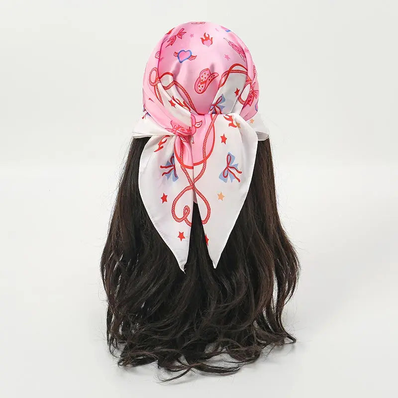 Modischer 70 x 70 cm Damenschal mit Paisley-Druck-Yabubest - Home & More