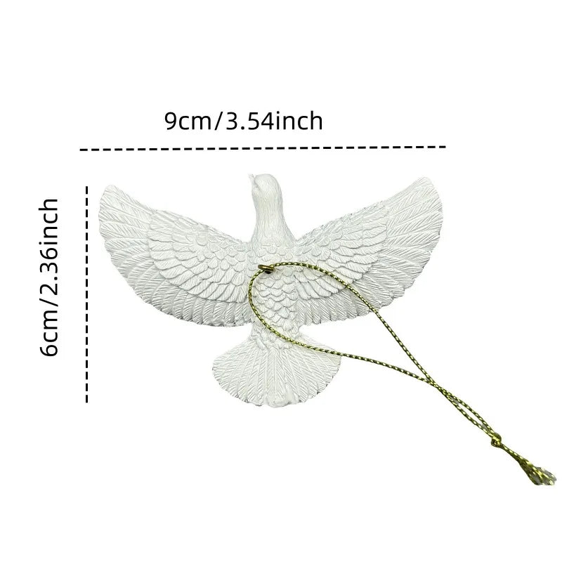 Festlicher Taubenanhänger für stimmungsvolle Feiertage