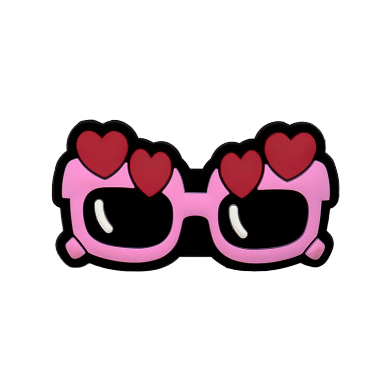 Rosa Taschenanhänger mit Muschel Seepferdchen Sonnenbrille Design