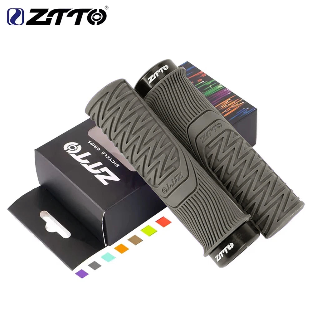 MTB Fahrradgriffe 33mm Lock-on Grip Anti-Rutsch Stoßfest Gummi Aluminium