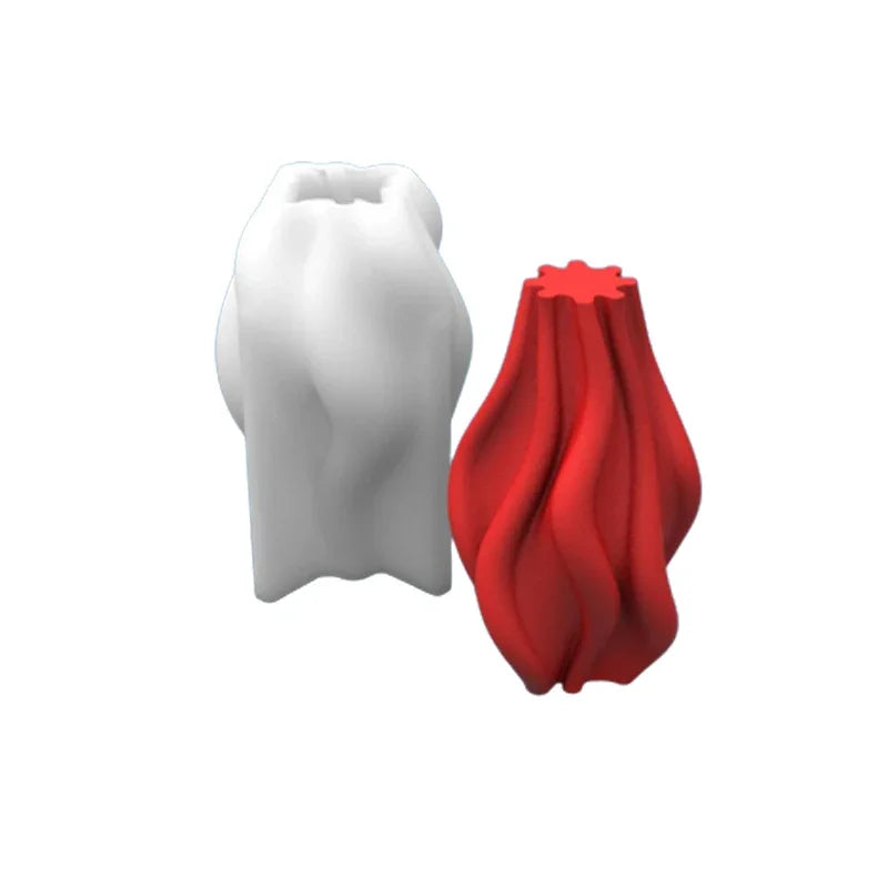 DIY Silikon Kerzenform für einzigartige Wellen Säulenkerzen