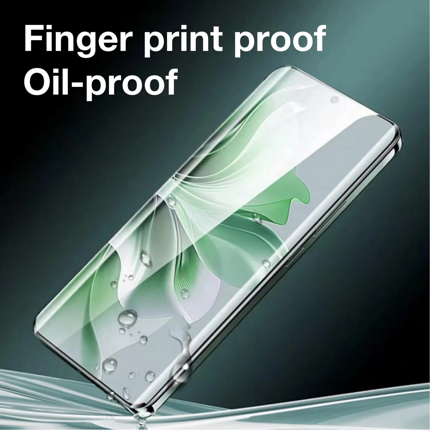 Gehärtetes Glas Schutzfolie mit Auto-Installation für Smartphone Display