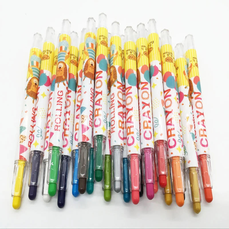 12-farbiger rotierender Buntstift Set für Zeichnung Skizze Ölgemälde