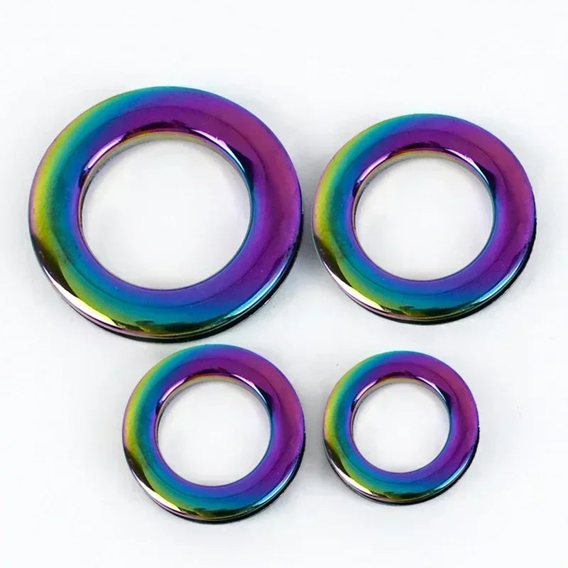 Metall Ösenschnallen mit Unterlegscheibe für Taschen und Bekleidung