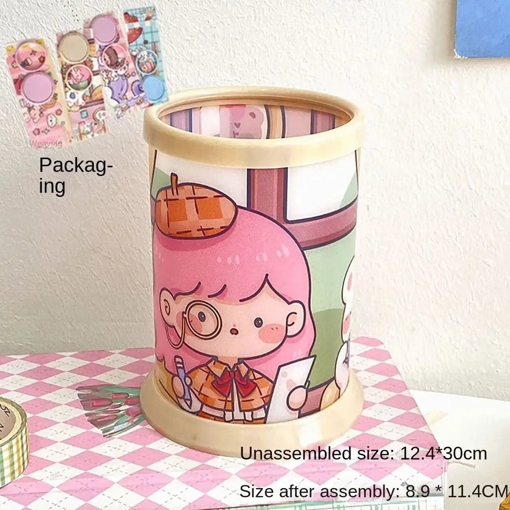 Niedlicher runder Cartoon Stifthalter große Kapazität für Studenten