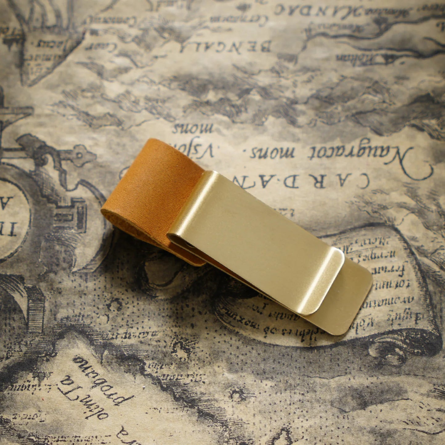 Edler Metall Leder Stifthalter für Notizbücher und Tagebücher