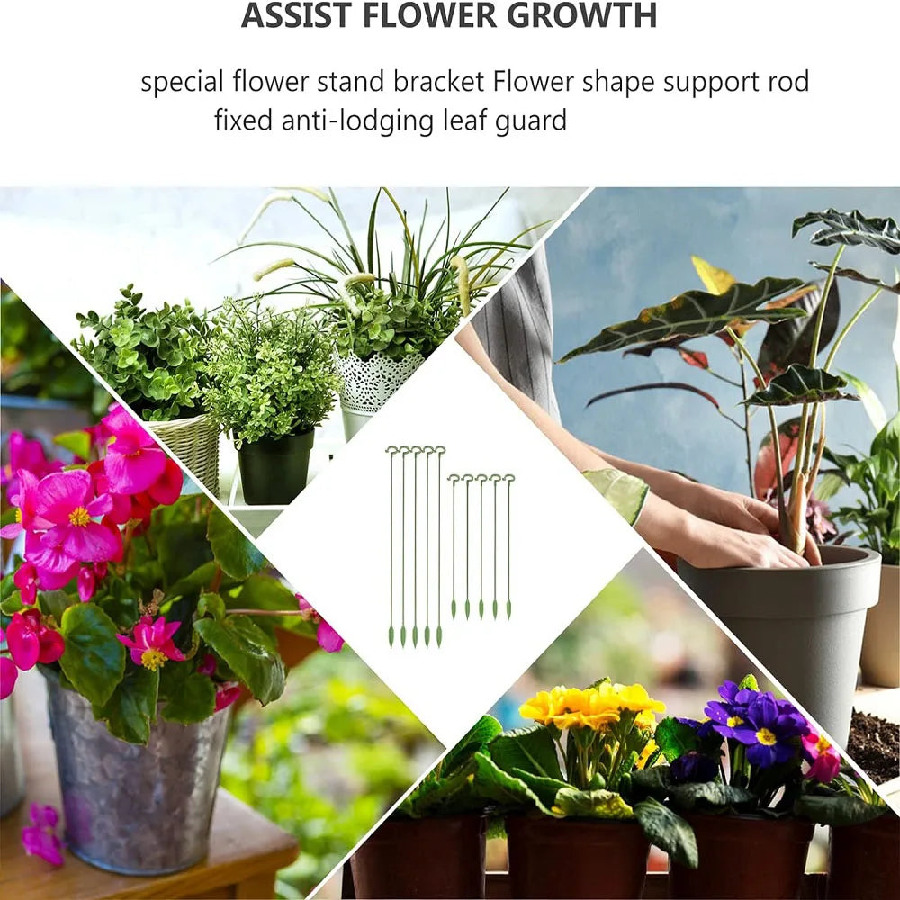 Wiederverwendbare Pflanzenstützstäbe in verschiedenen Größen für Garten