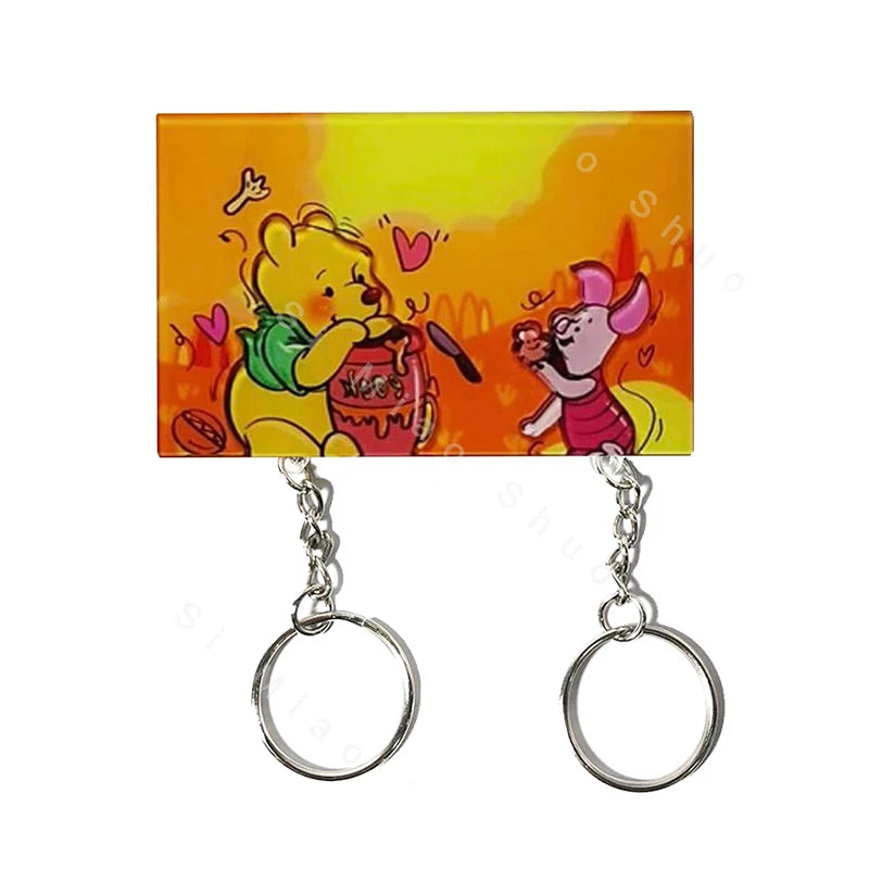 Acryl Schlüsselhalter Paar Cartoon Design Nicht-magnetisch für Zuhause