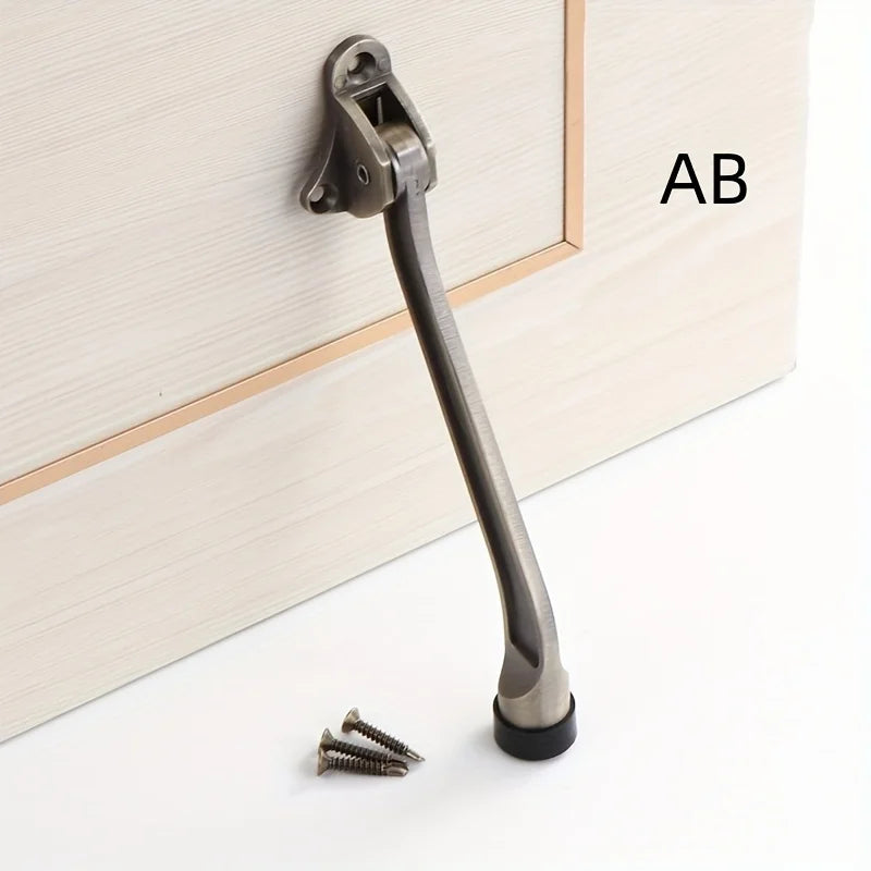 Robuster Türstopper aus Zinklegierung mit Gummiringen für sicheren Halt