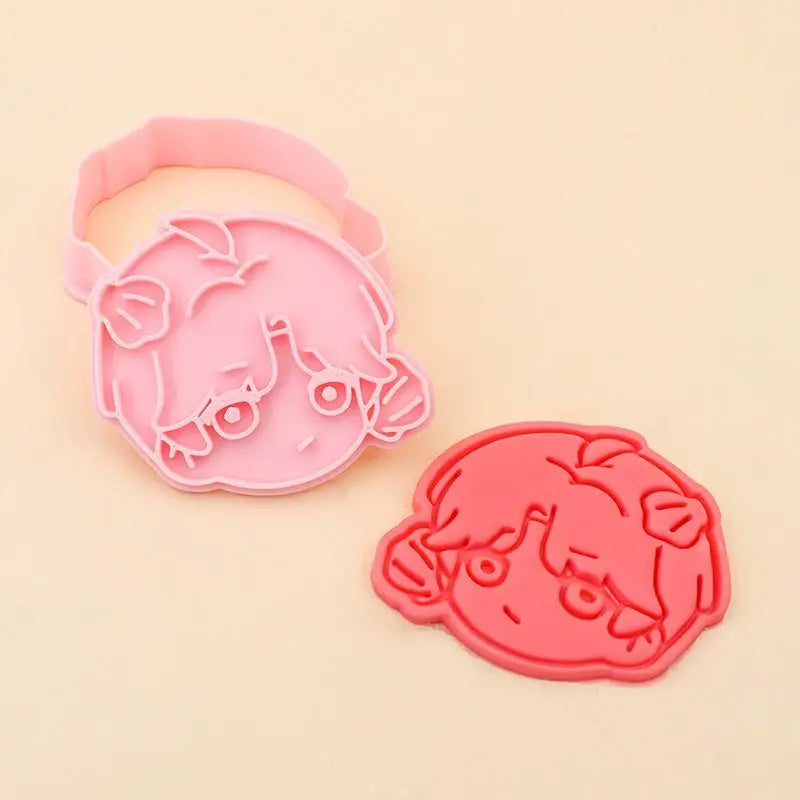 Keksform mit Anime Rändelwerkzeug für kreative Kekse