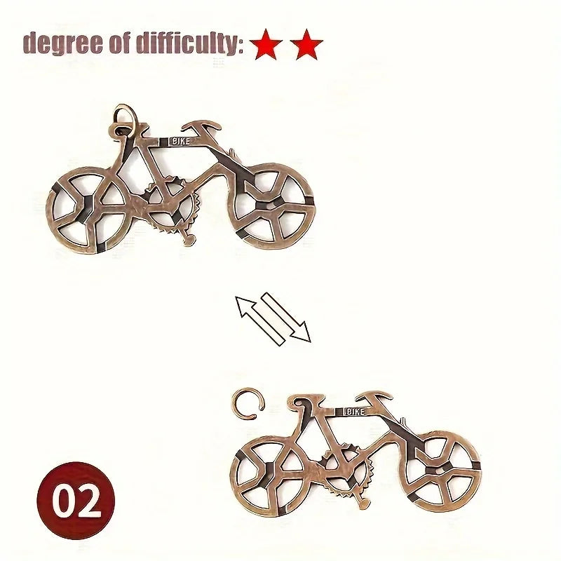 Herausforderndes 3D Metall-Puzzlespiel für Konzentration und Logik