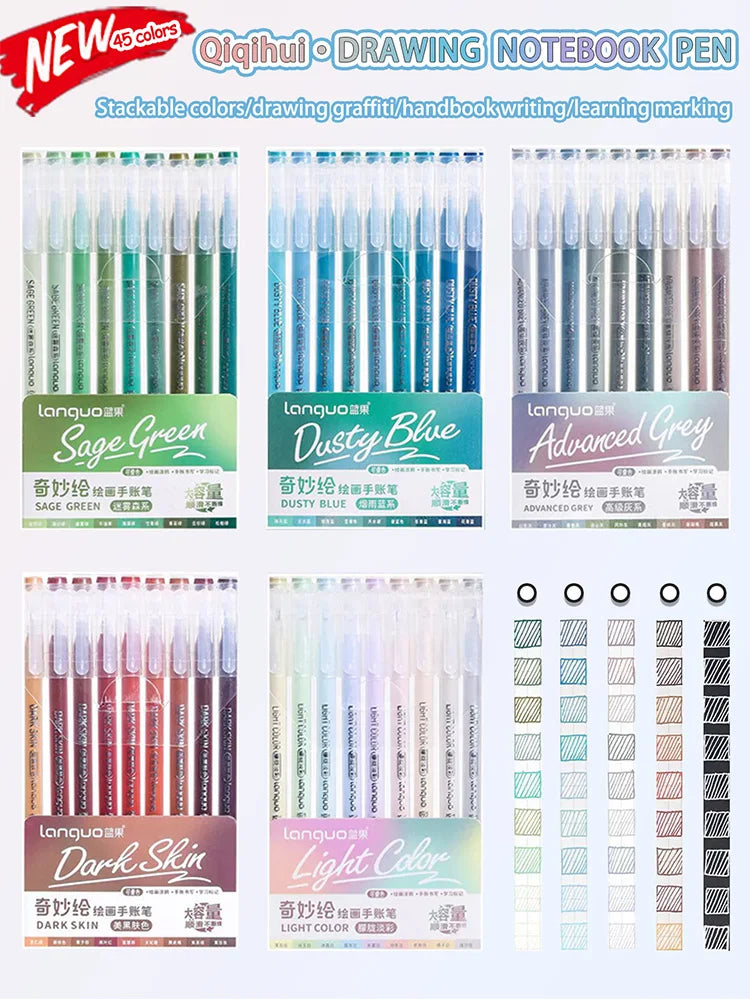 Gelstift Set 27-207 Farben – Zeichenstifte für Schule & Kreatives-Yabubest - Home & More