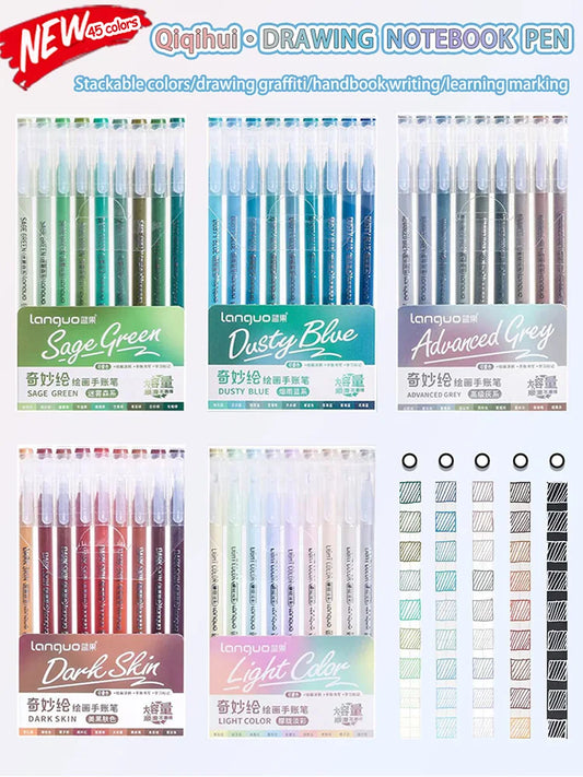 Gelstift Set 27-207 Farben – Zeichenstifte für Schule & Kreatives-Yabubest - Home & More