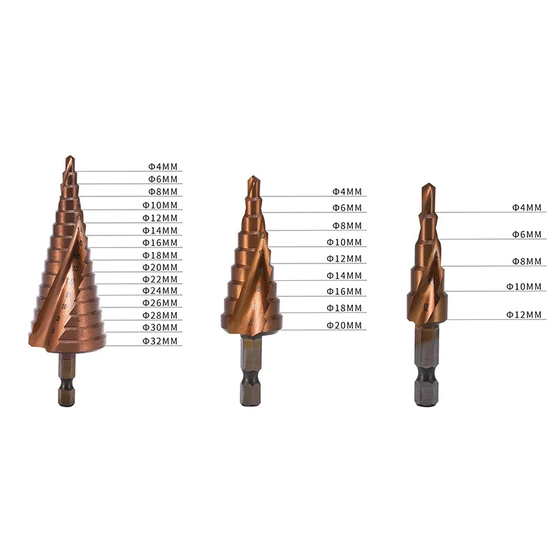 Hochleistungs Kobalt Stufenbohrer für präzise Metallbearbeitung