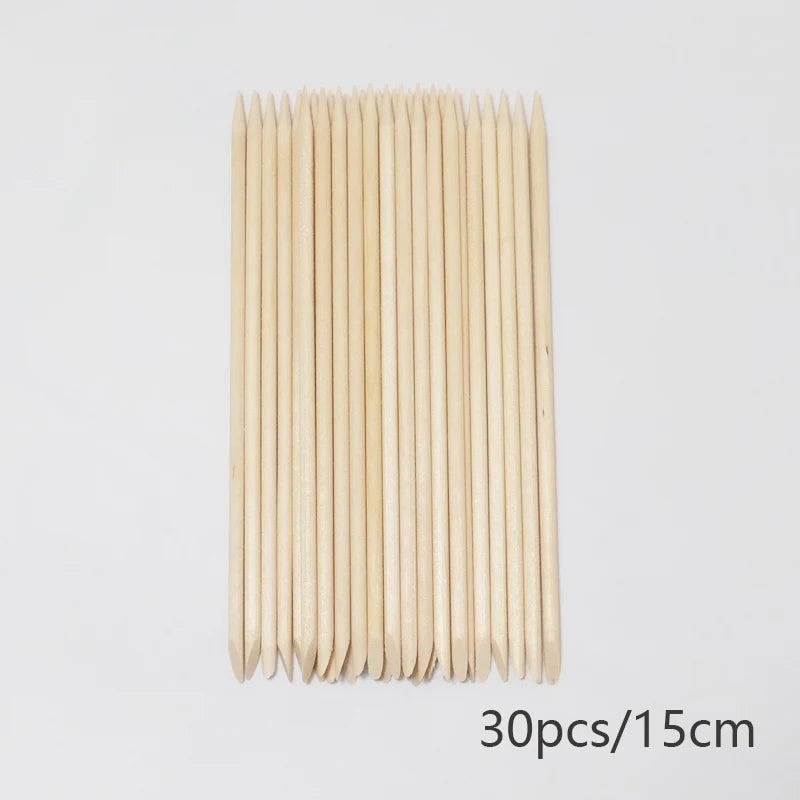 Vielseitige Holzstäbchen für Maniküre Pediküre und Nagelkunst