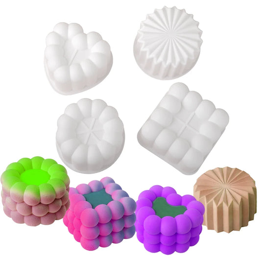 Herzförmige Silikon Kuchenform für Mousse, Gelee, Pudding und Dessert