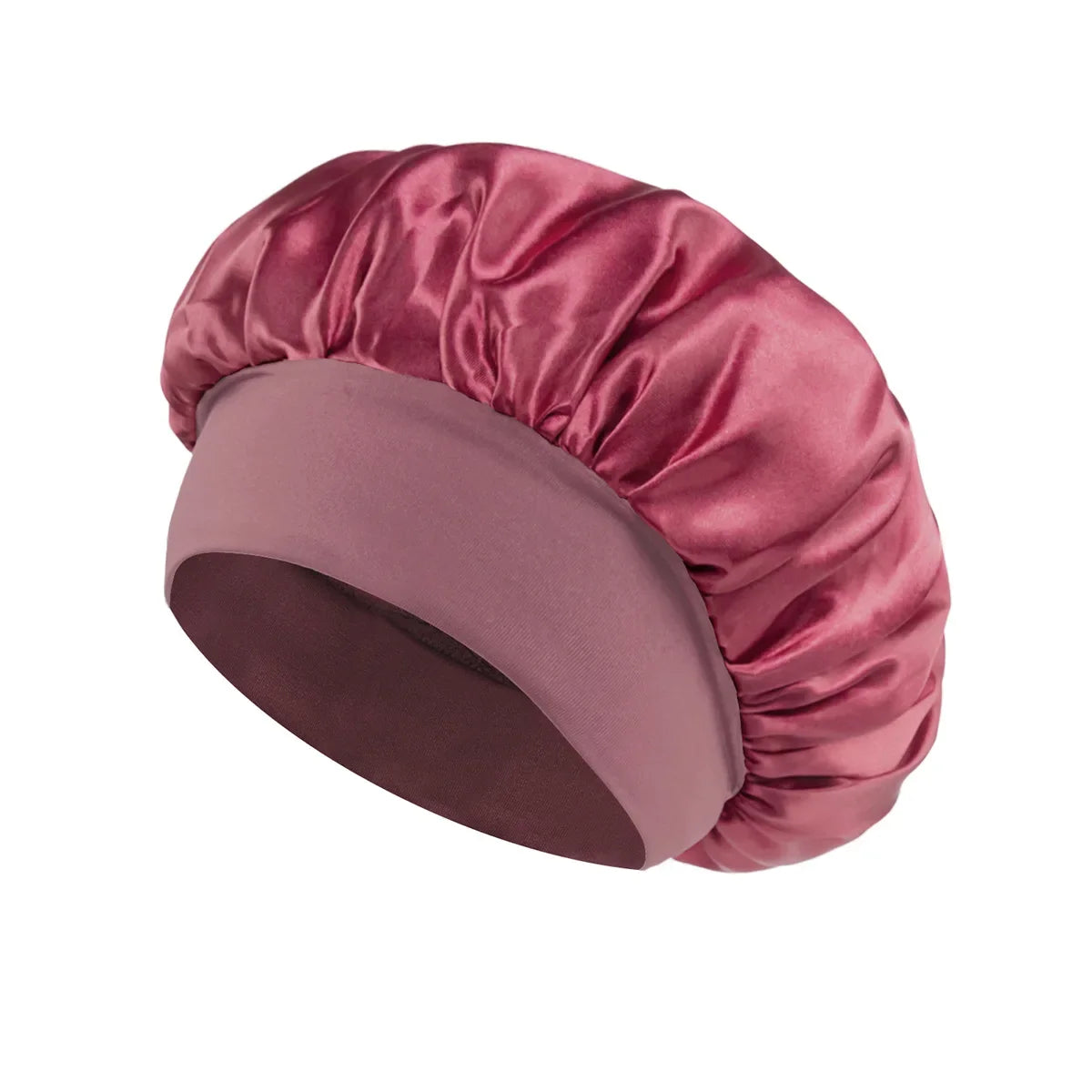 Elegante Satin-Haube für Damen – sanfter Haarsschutz - Komfort allzeit