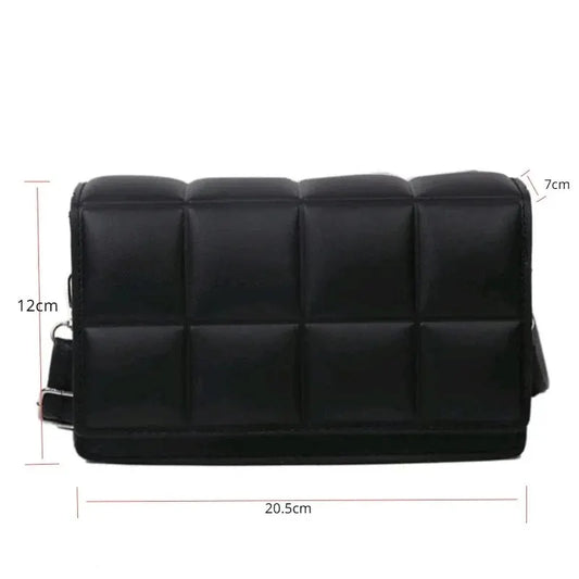 Kleine Damen Schultertasche aus PU Leder mit klassischem Griff und Reißverschluss