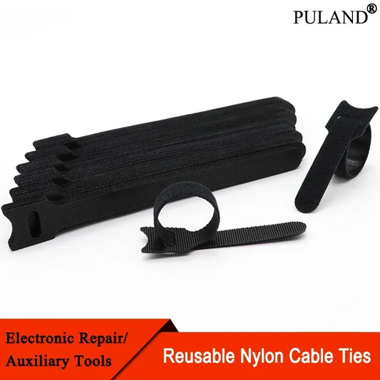 Wiederverwendbare Kabelbinder Nylon 15-30 cm Kabel Organizer Set