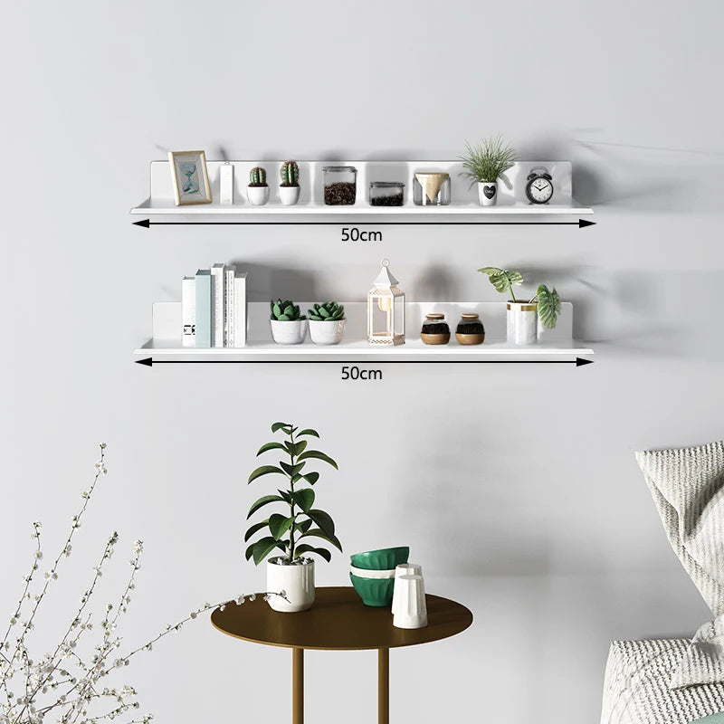 Platzsparendes schwebendes Wandregal aus Aluminiumlegierung