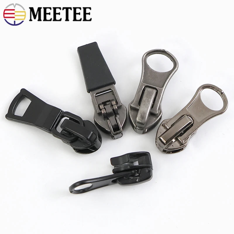 20x Metall Reißverschlussschieber Set #3 #5 #8 #10 wasserdicht Nylon-Zipper DIY