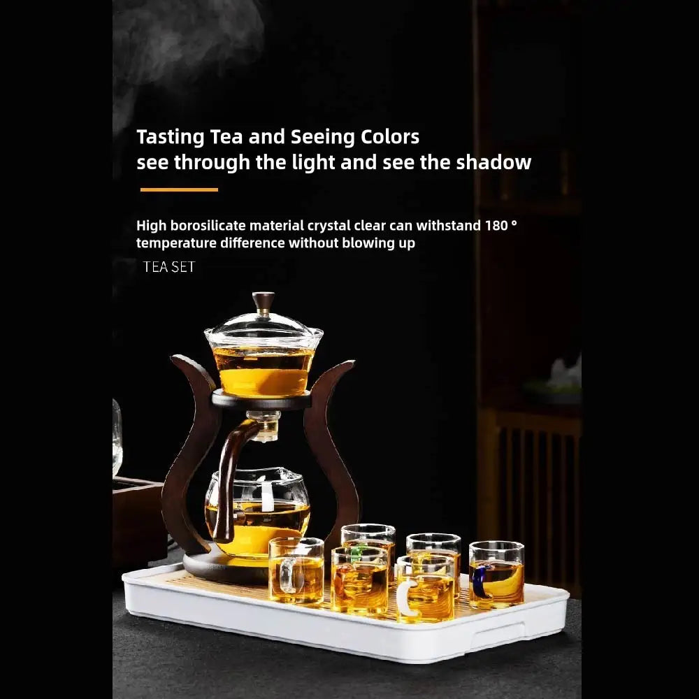 Glas Teekanne mit magnetischem Flusssystem 300 ml hitzebeständig