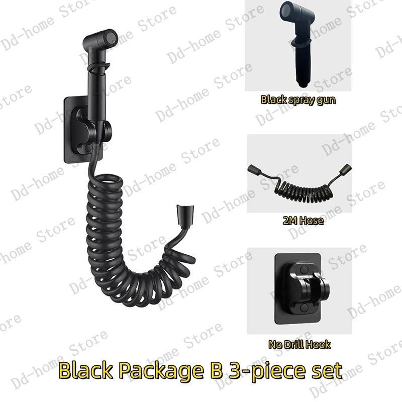 Tragbares Bidet Sprühset für WC - Bad – Hochdruck-Reinigung - Hygiene